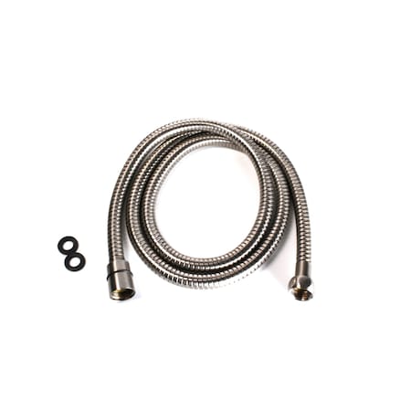 Westbrass 60" Reach Handheld Shower Hose, Satin Nickel D355E-07